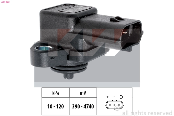 Air Pressure Sensor, altitude adaption (493 042)