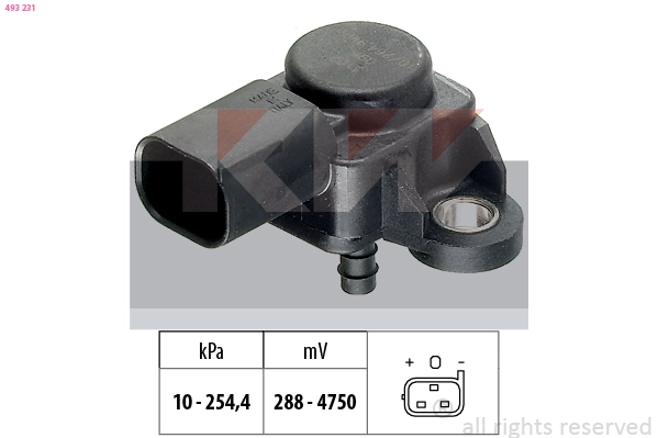 Air Pressure Sensor, altitude adaption (493 231)