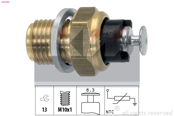 Sensor, oil temperature (530 093)