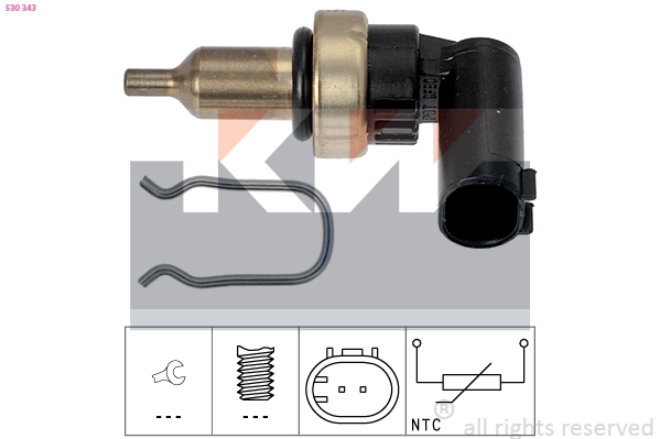 Sensor, coolant temperature (530 343)