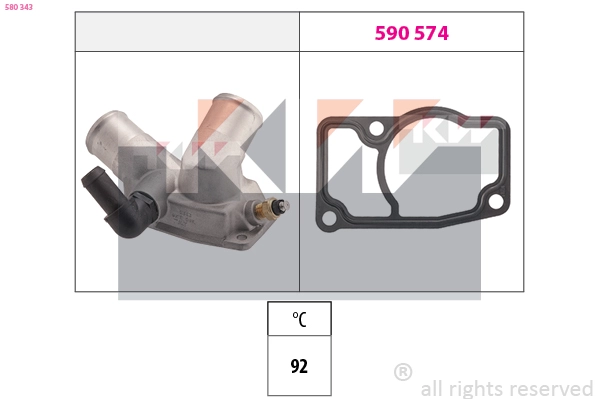 Thermostat, coolant (580 343)