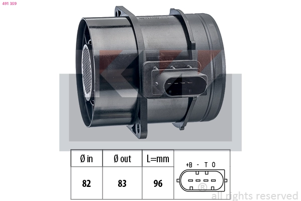 Mass Air Flow Sensor (491 359)