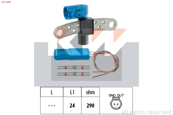 Sensor, crankshaft pulse (453 540K)