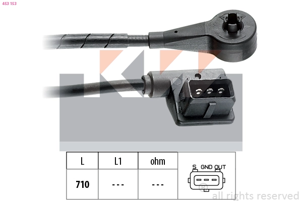 Sensor, RPM (453 153)