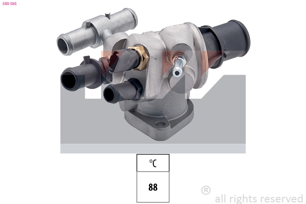 Thermostat, coolant (580 565)