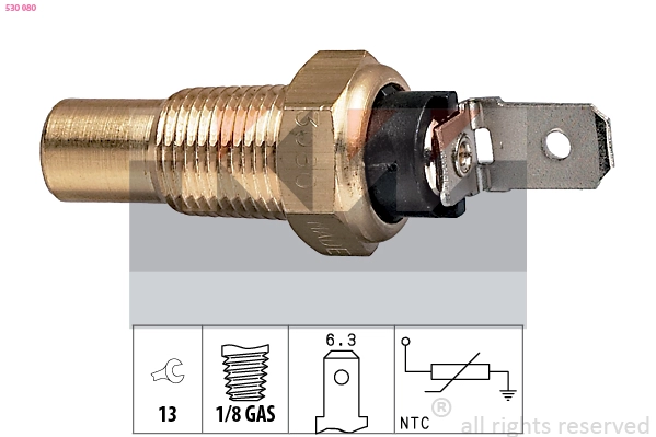 Sensor, coolant temperature (530 080)