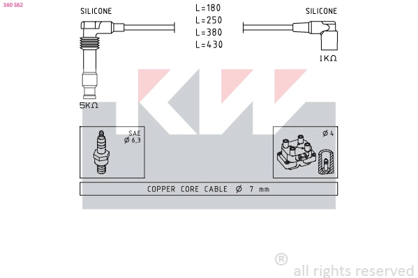 Ignition Cable Kit (360 562)