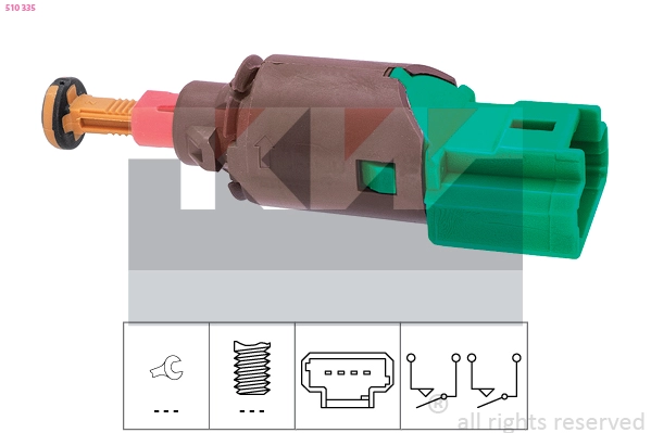 Switch, clutch control (cruise control) (510 335)