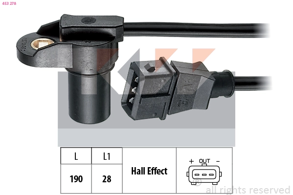 Sensor, camshaft position (453 278)