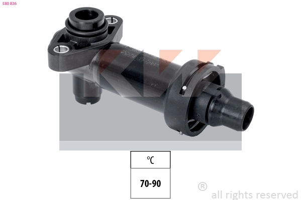 Thermostat, exhaust gas recirculation cooling (580 836)