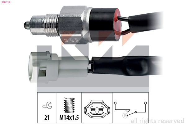 Switch, reverse light (560 119)