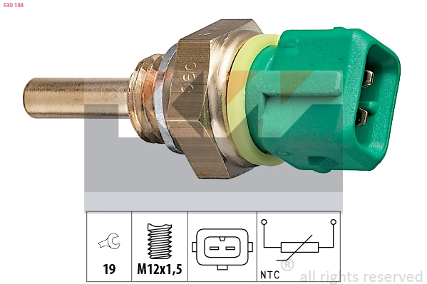Sensor, coolant temperature (530 148)