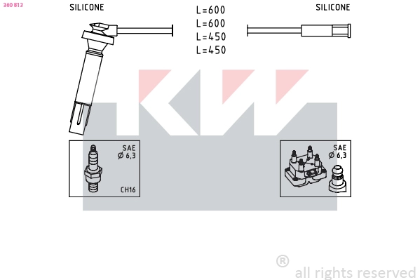 Ignition Cable Kit (360 813)