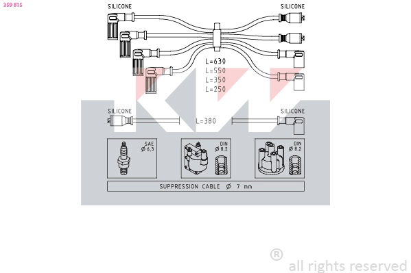 Ignition Cable Kit (359 815)