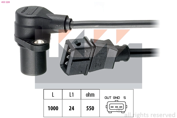 Sensor, crankshaft pulse (453 228)