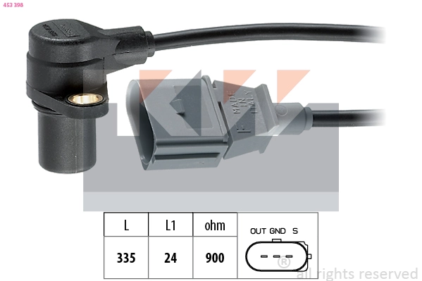 Sensor, crankshaft pulse (453 398)