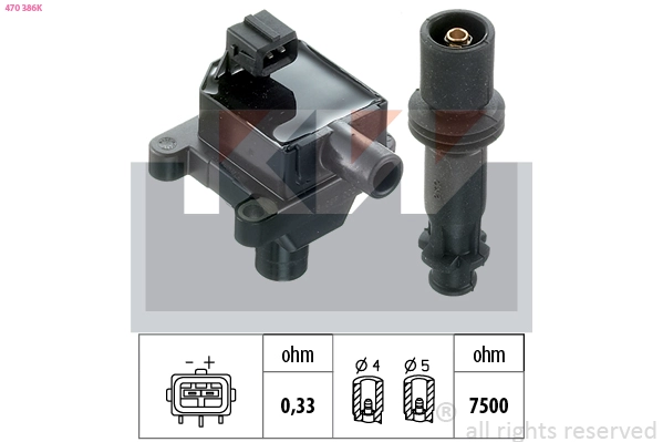 Ignition Coil (470 386K)