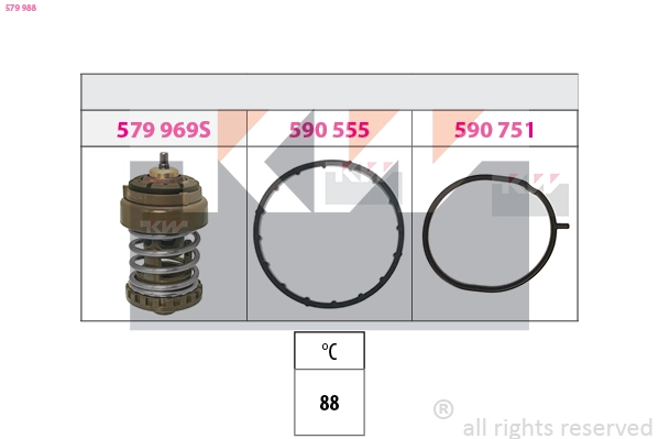 Thermostat, coolant (579 988)