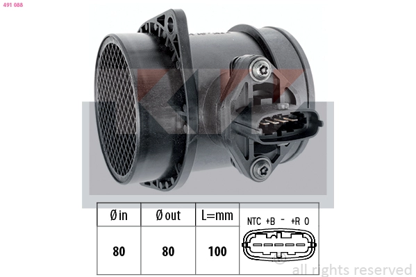 Mass Air Flow Sensor (491 088)