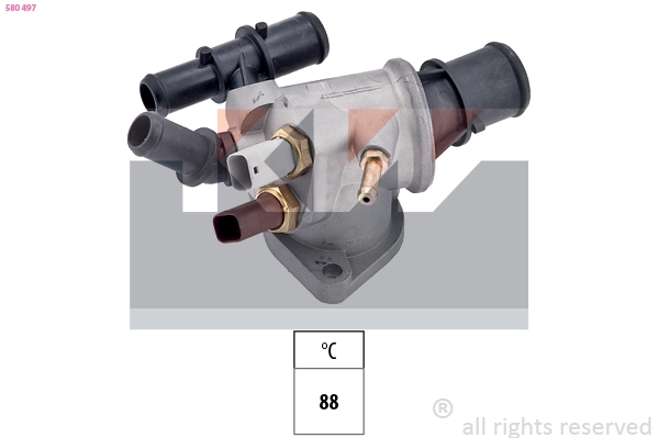 Thermostat, coolant (580 497)