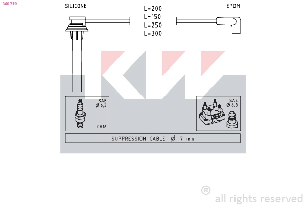 Ignition Cable Kit (360 719)