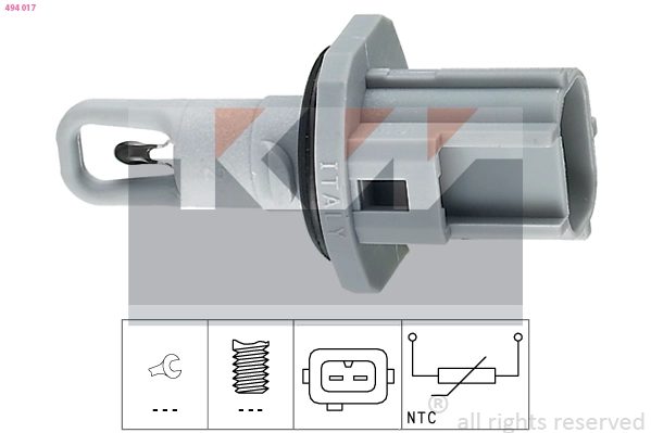 Sensor, intake air temperature (494 017)
