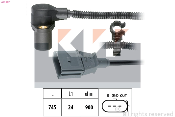 Sensor, crankshaft pulse (453 267)