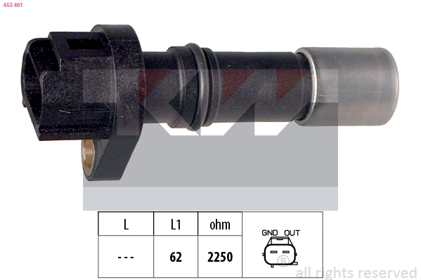 Sensor, crankshaft pulse (453 461)