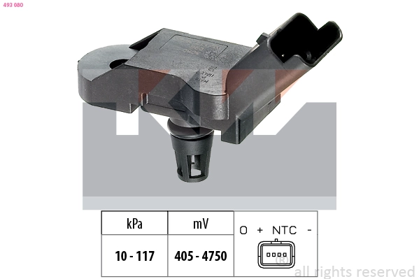 Air Pressure Sensor, altitude adaption (493 080)