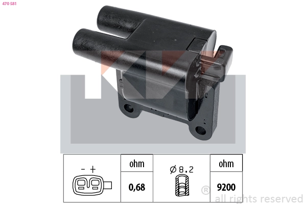 Ignition Coil (470 581)