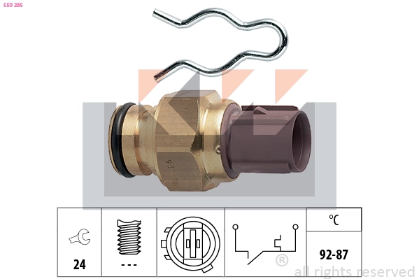 Temperature Switch, radiator fan (550 285)