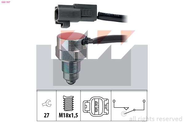 Switch, reverse light (560 197)