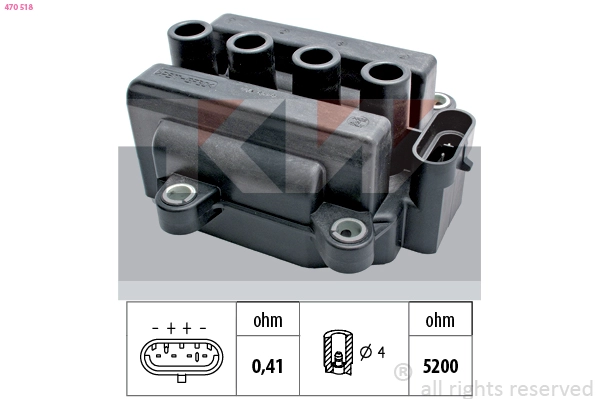 Ignition Coil (470 518)