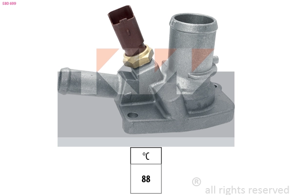 Thermostat, coolant (580 699)
