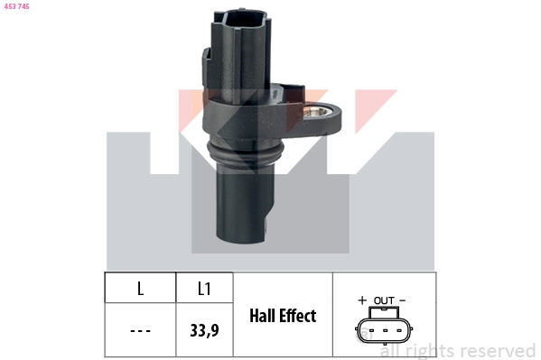 Sensor, RPM (453 745)