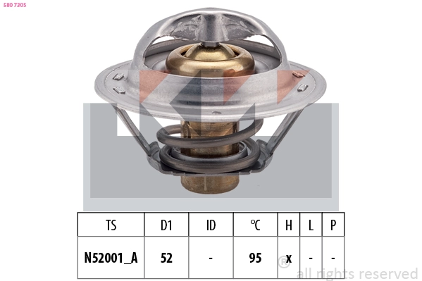 Thermostat, coolant (580 730S)