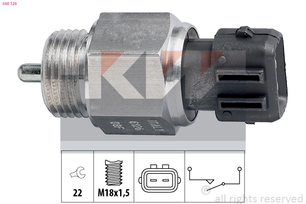 Switch, reverse light (560 126)