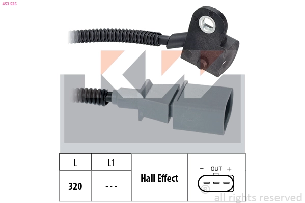 Sensor, camshaft position (453 535)
