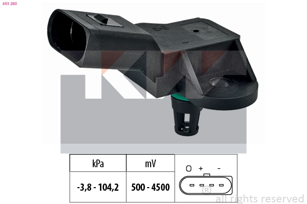 Pressure Sensor, brake booster (493 280)