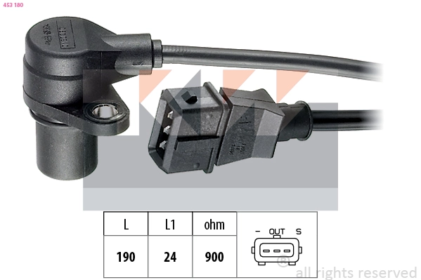 Sensor, crankshaft pulse (453 180)