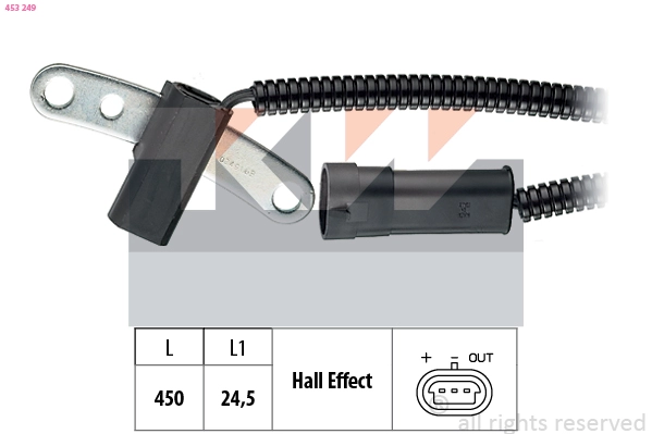 Sensor, RPM (453 249)