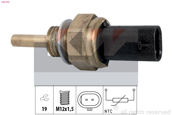 Sensor, coolant temperature (530 379)