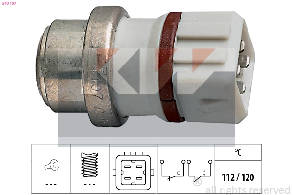 Temperature Switch, coolant warning lamp (540 107)