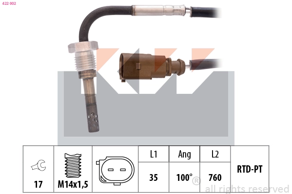 Sensor, exhaust gas temperature (422 002)