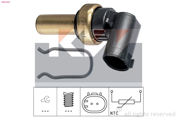 Sensor, coolant temperature (530 324)