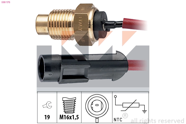 Sensor, coolant temperature (530 175)