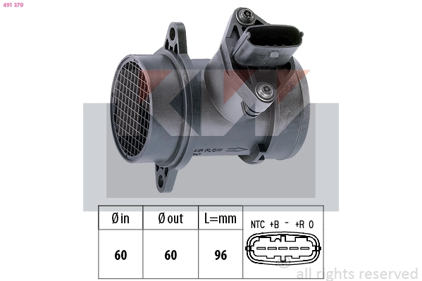Mass Air Flow Sensor (491 379)