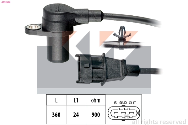 Sensor, crankshaft pulse (453 564)