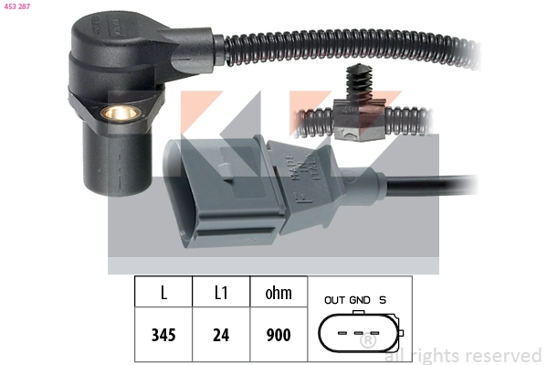 Sensor, crankshaft pulse (453 287)
