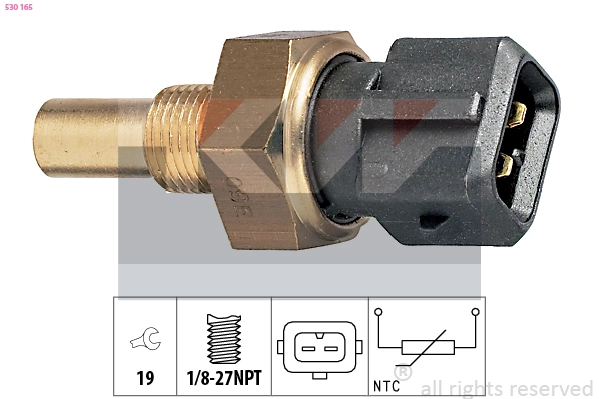 Sensor, coolant temperature (530 165)